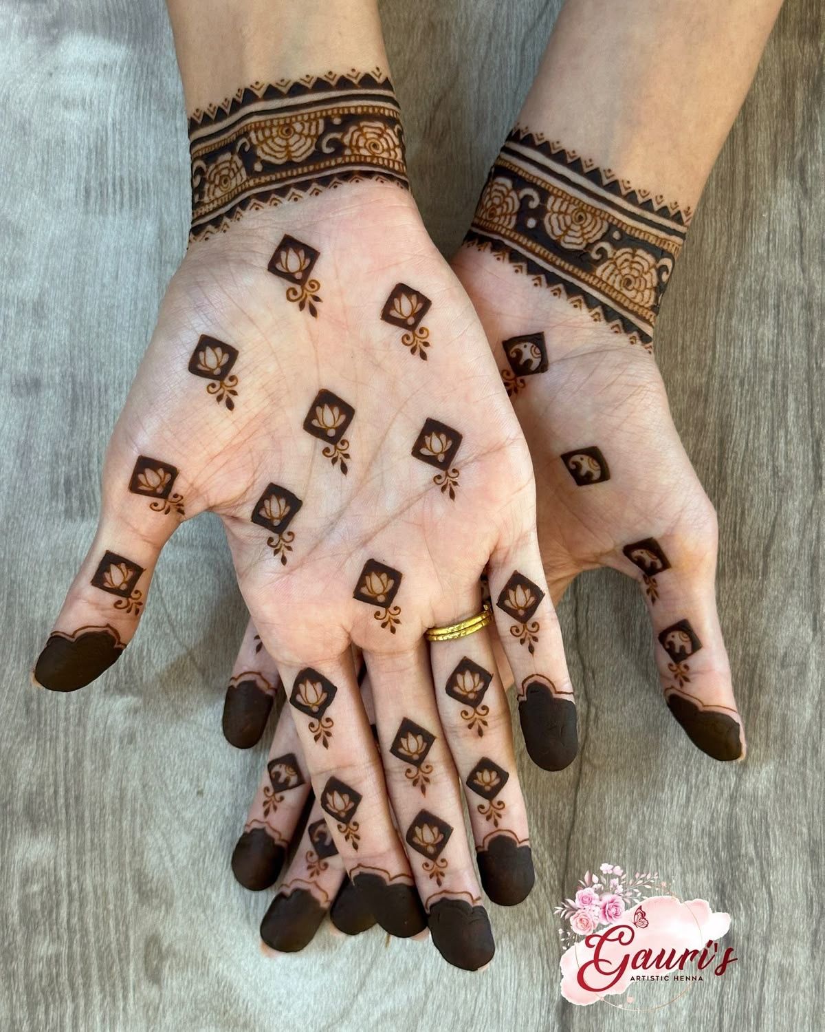 Finger Mehndi Design for weddings Finger Mehndi Design for weddings
