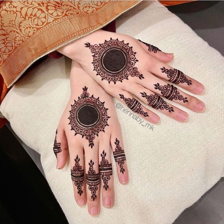 Front Hand Simple Mehndi Design Images (11)