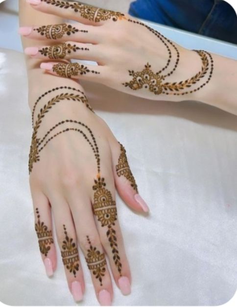 Front Mehndi Design Easy and Beautiful Half Hand (12) Front Mehndi Design Easy and Beautiful Half Hand (12)