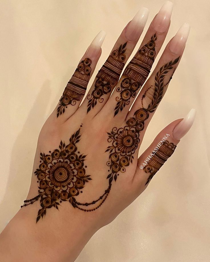 Front Mehndi Design Easy and Beautiful Half Hand (13) Front Mehndi Design Easy and Beautiful Half Hand (13)