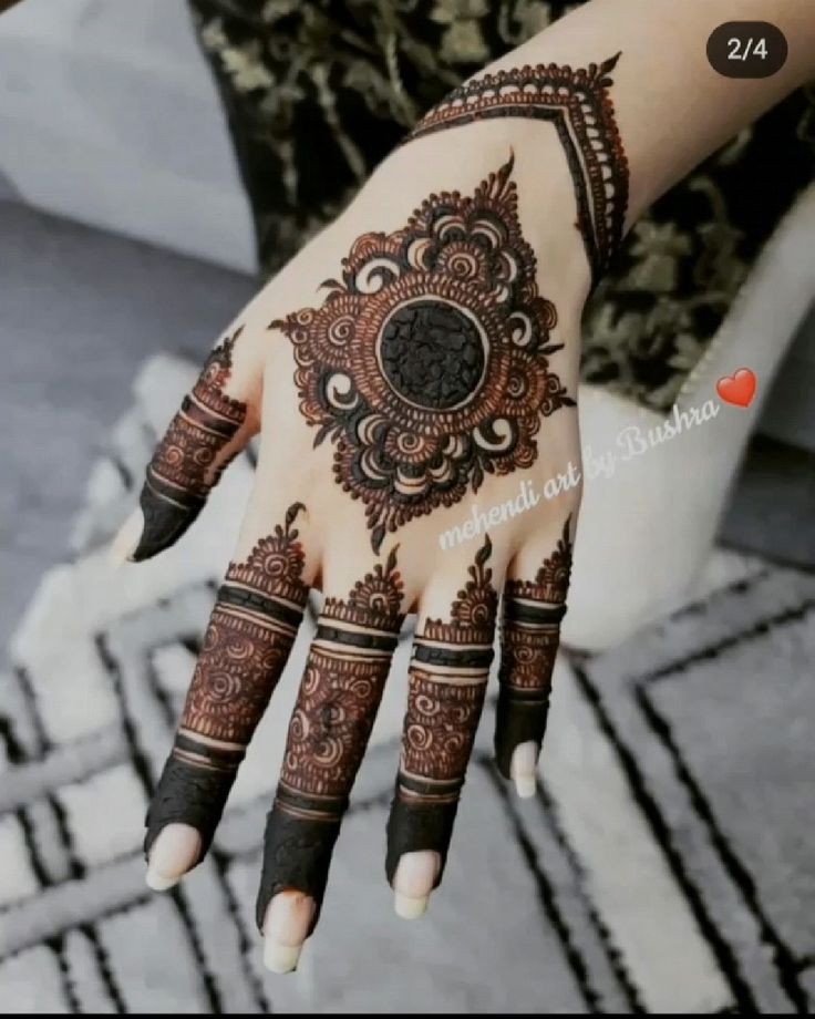 Full Hand Mehndi Design (30)
