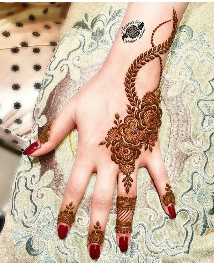 Full Hand Mehndi Design (52)