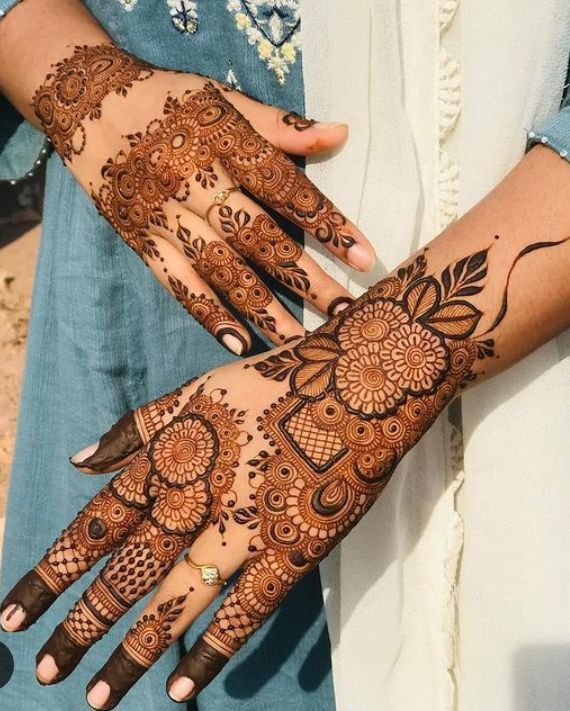 Full Hand Modern Mehndi Design (1)