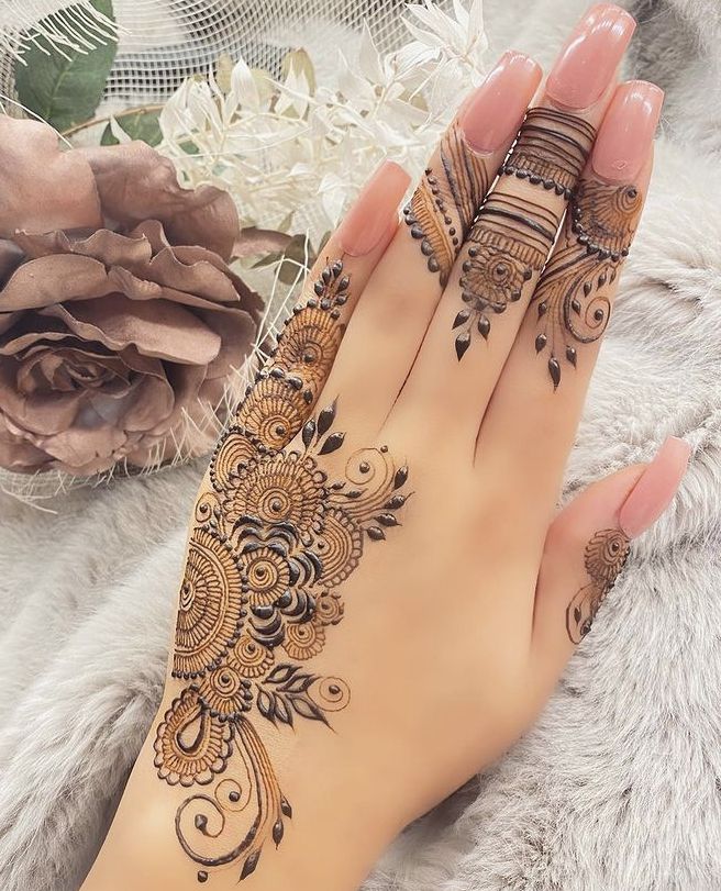 Full Hand Modern Mehndi Design (31)
