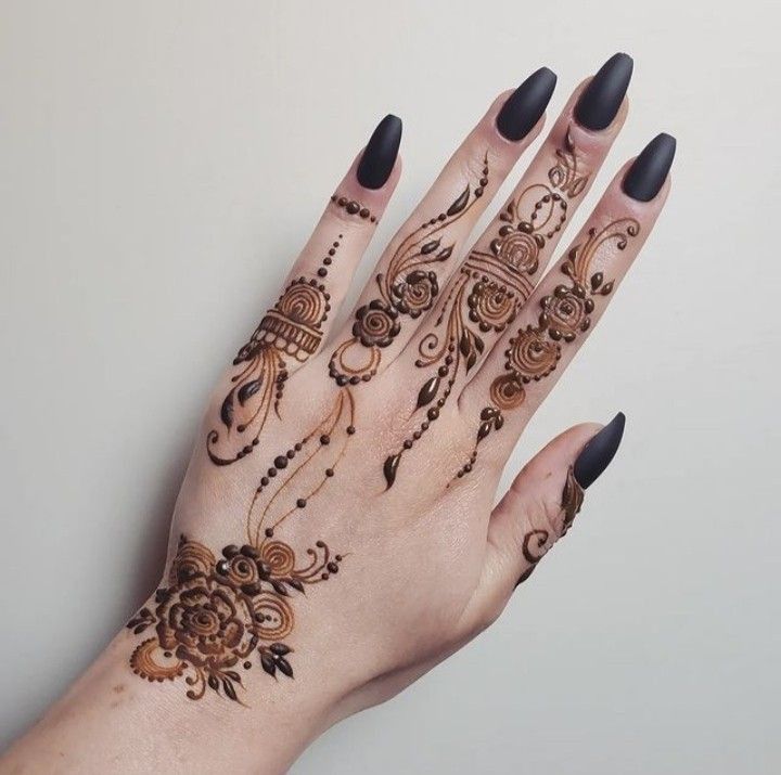 Full Hand Modern Mehndi Design (38)