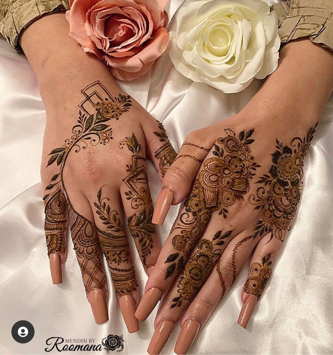 Full Hand Modern Mehndi Design (43)