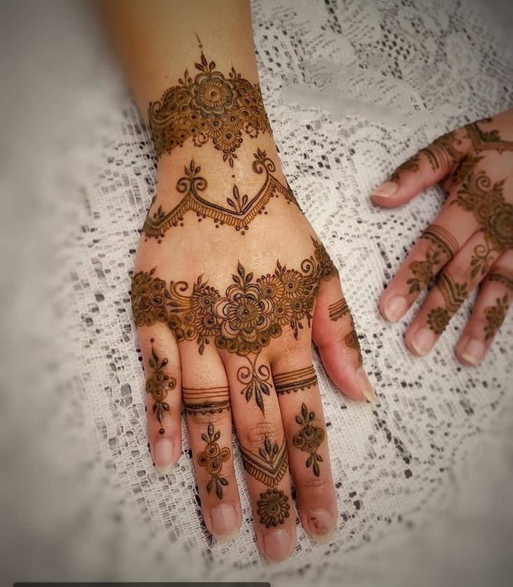 Full Hand Modern Mehndi Design (46)