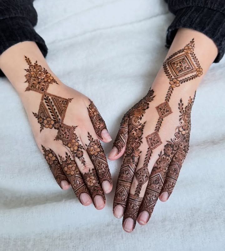 Full Hand Modern Mehndi Design (50)