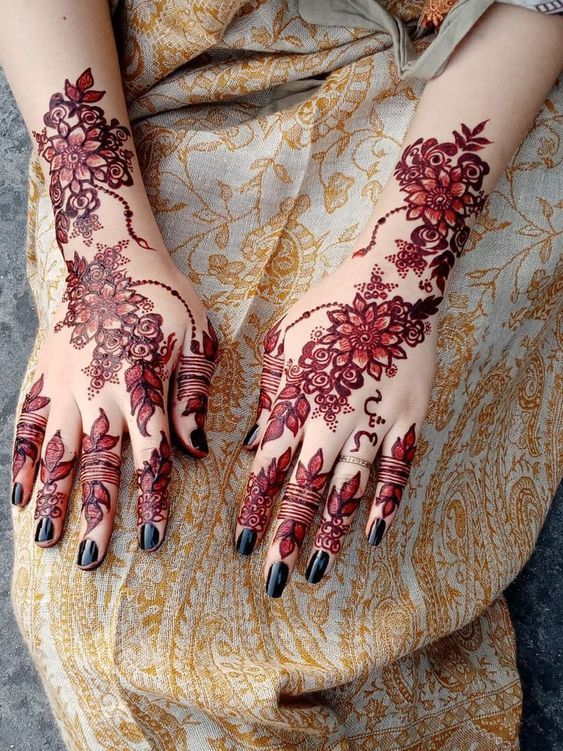 Full Hand Modern Mehndi Design (66)