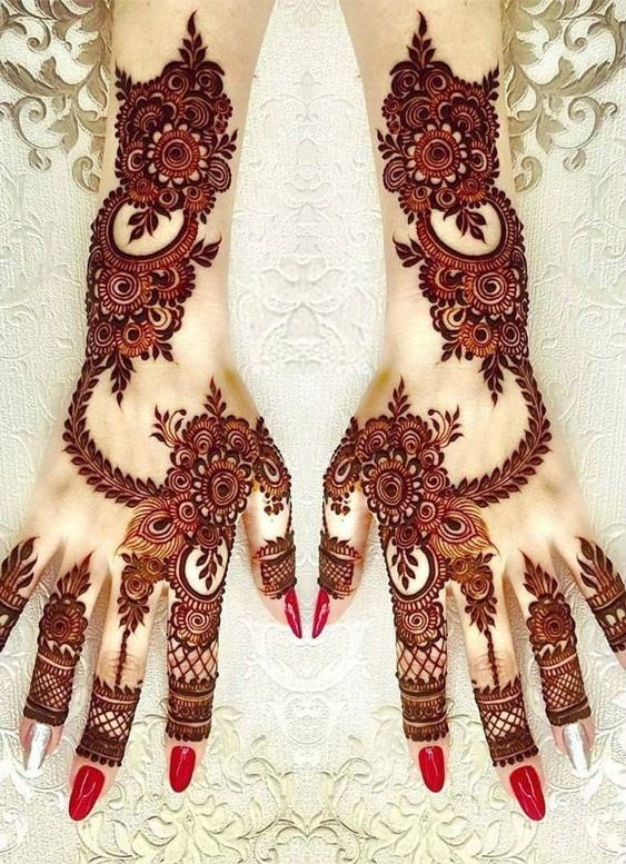 Full Hand Modern Mehndi Design (68)