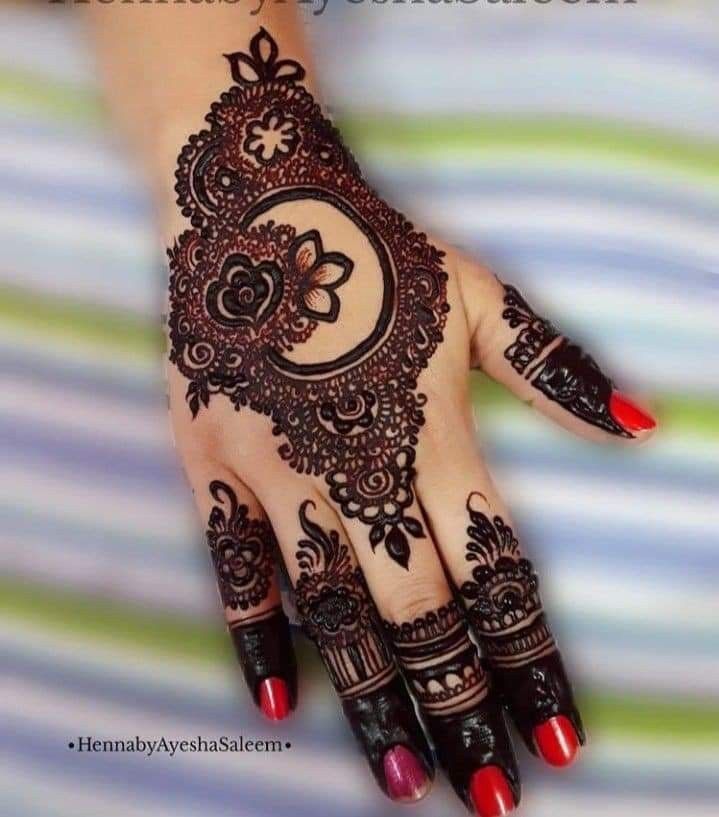Full Hand Modern Mehndi Design (70)