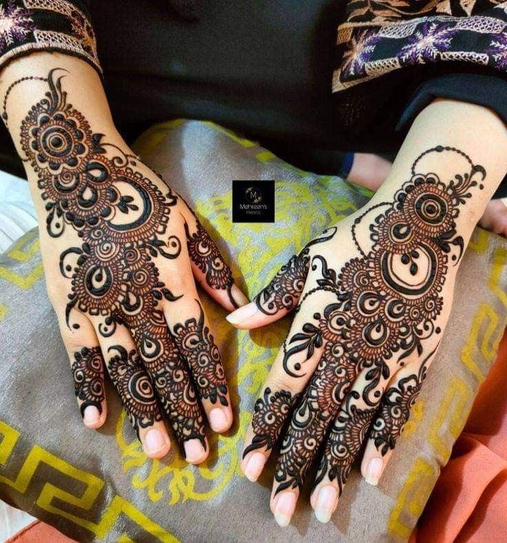 Full Hand Modern Mehndi Design (73)