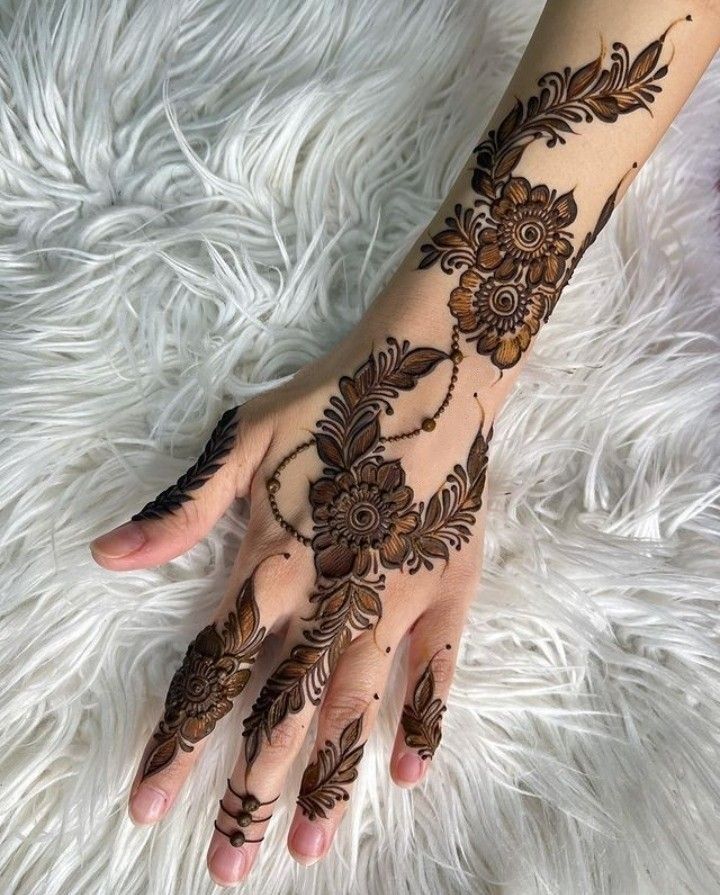 Full Hand Modern Mehndi Design (79)