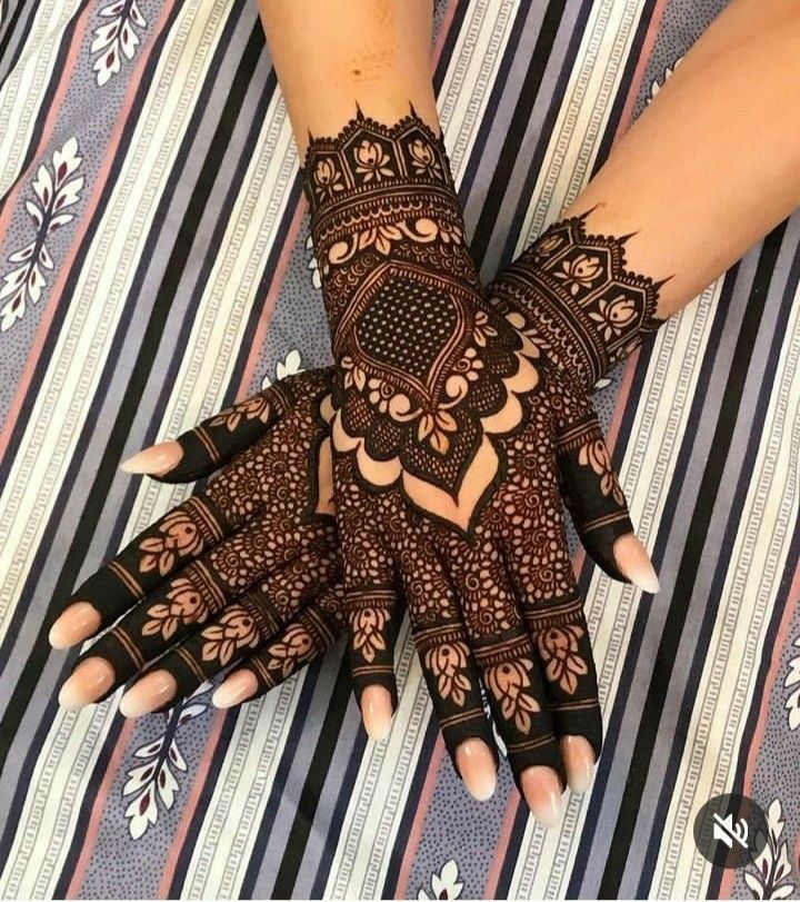Full Hand Modern Mehndi Design