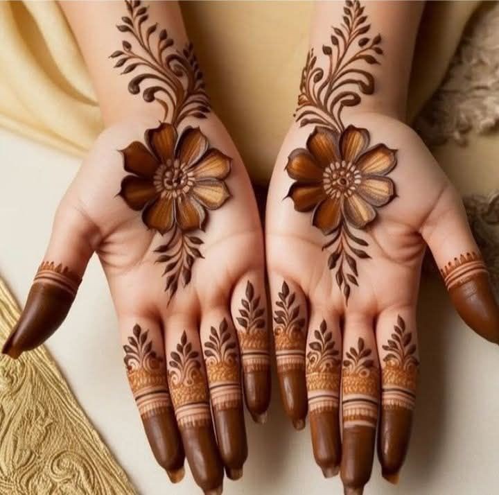 Mehndi Design Easy and Beautiful Images Front Hand Simple Download (7)