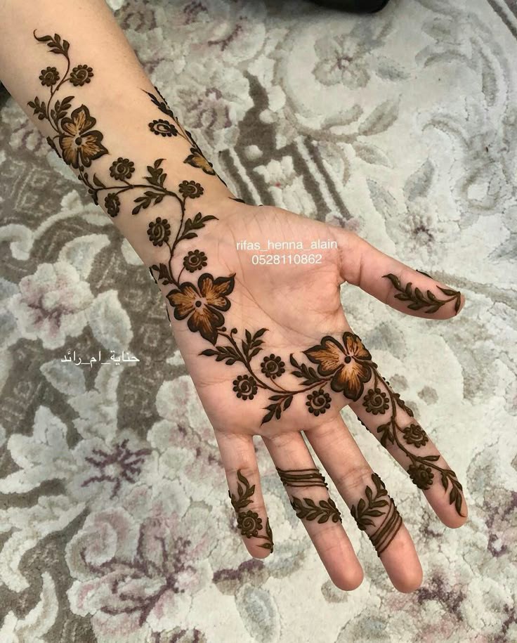 Mehndi Design Easy and Beautiful Images Front Hand Simple Download (9)