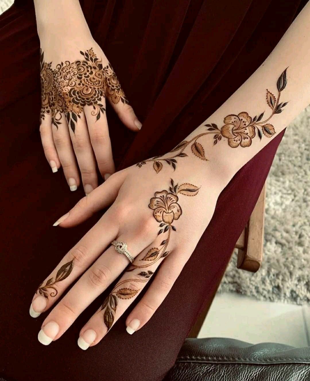 Modern Mehndi Design Full Hand (11)