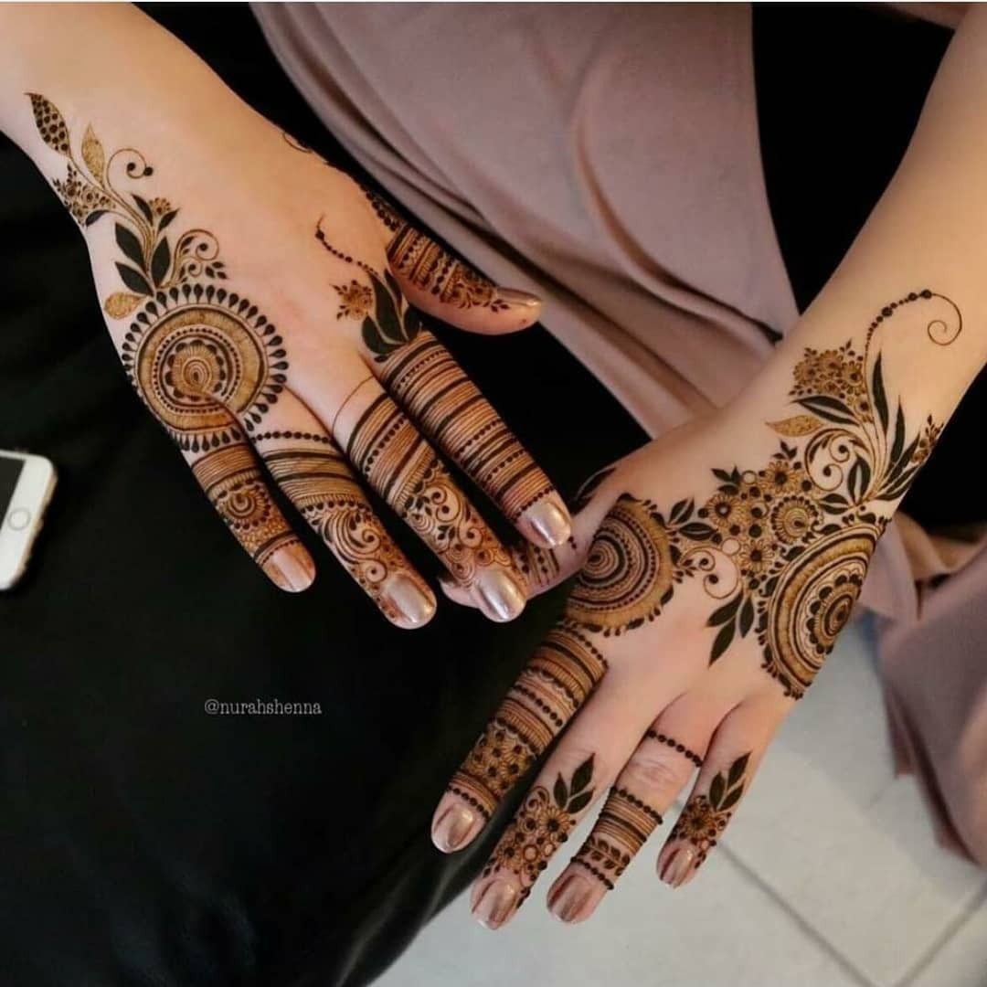 Modern Mehndi Design Full Hand (15)