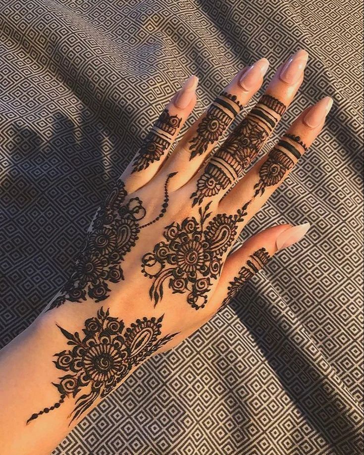 Modern Mehndi Design Full Hand (19)