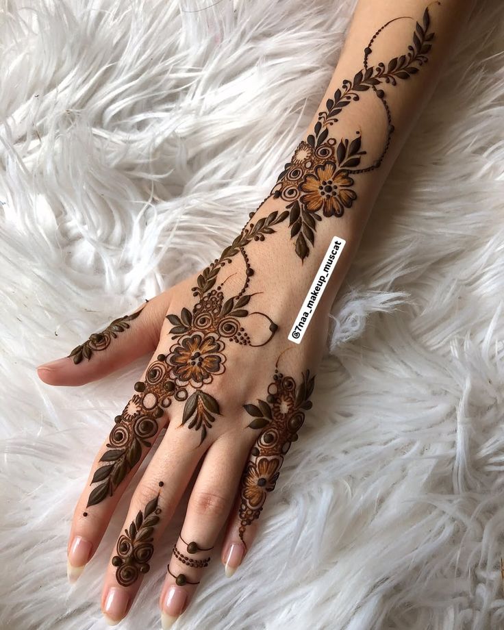 Modern Mehndi Design Full Hand (39)