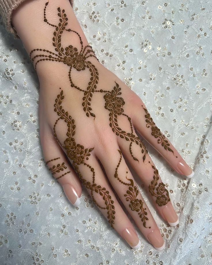 Modern Mehndi Design Full Hand (4)