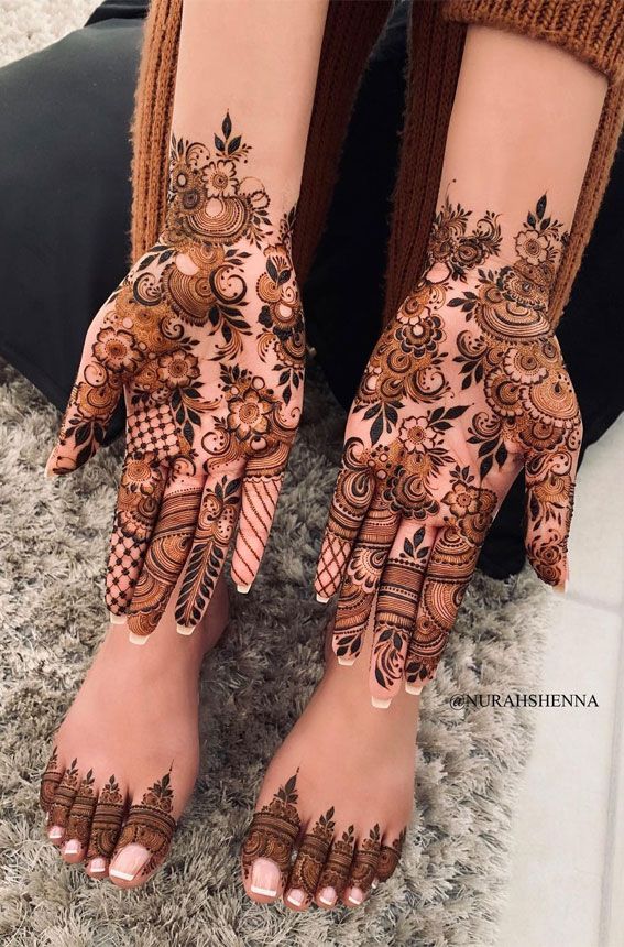 Modern Mehndi Design Full Hand (47)