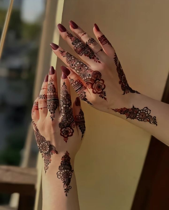Punjabi Royal Hand Mehndi Design (10) Punjabi Royal Hand Mehndi Design (10)