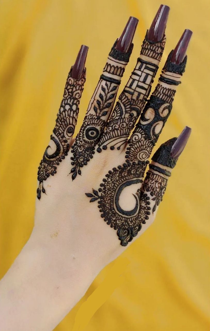 Punjabi Royal Hand Mehndi Design (12) Punjabi Royal Hand Mehndi Design (12)