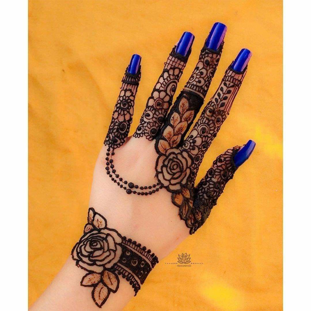 Punjabi Royal Hand Mehndi Design (13) Punjabi Royal Hand Mehndi Design (13)