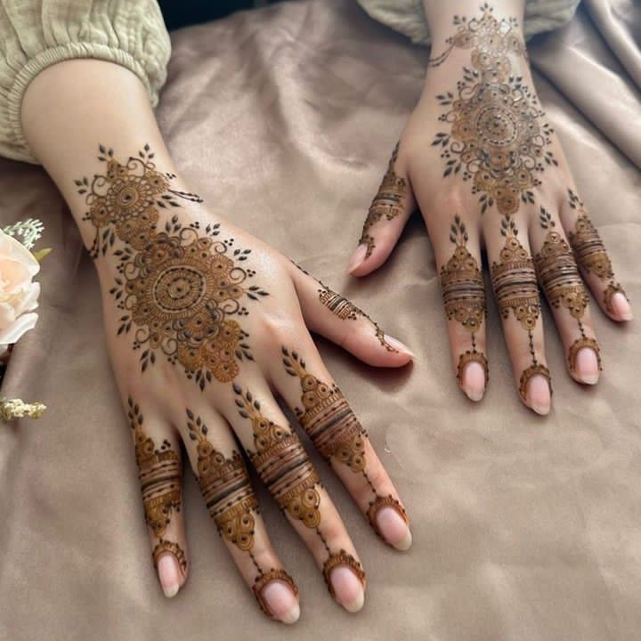 Punjabi Royal Hand Mehndi Design (4) Punjabi Royal Hand Mehndi Design (4)