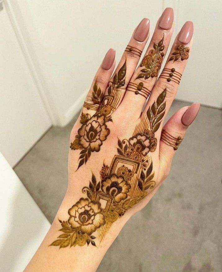 Punjabi Royal Hand Mehndi Design (6) Punjabi Royal Hand Mehndi Design (6)