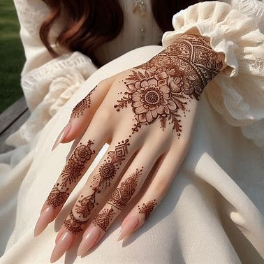 Punjabi Royal Hand Mehndi Design (9) Punjabi Royal Hand Mehndi Design (9)