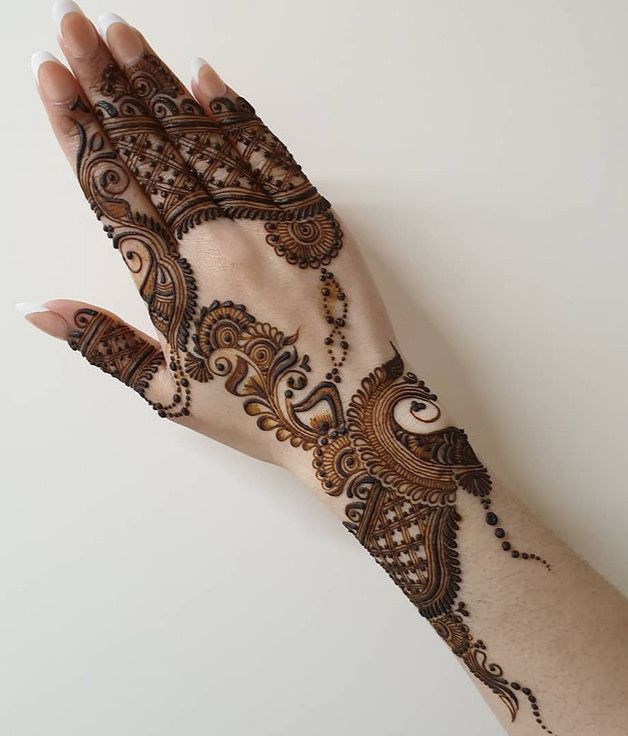 Punjabi Royal Mehndi Design Front Hand (5) Punjabi Royal Mehndi Design Front Hand (5)
