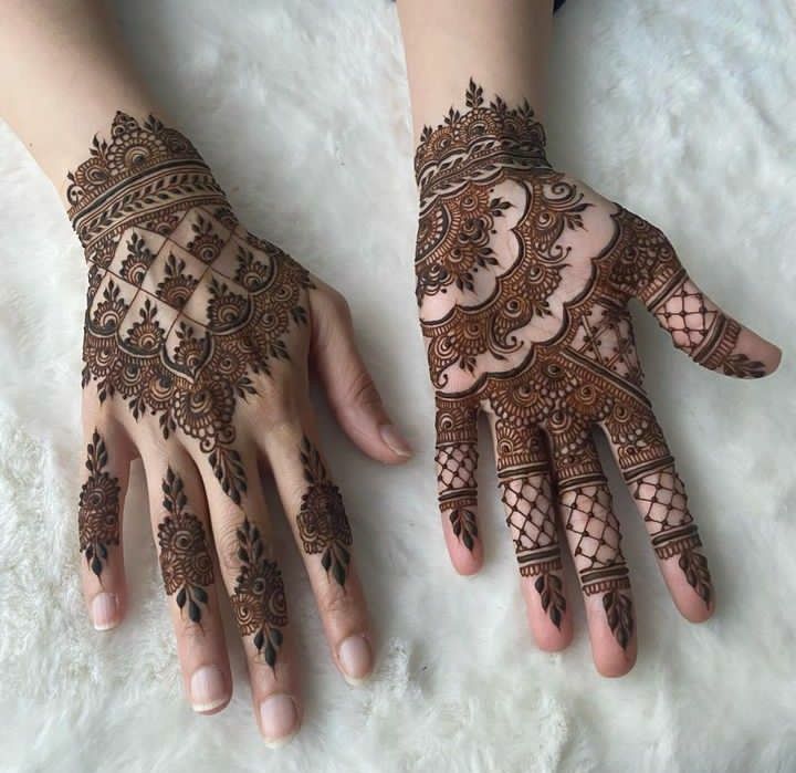 Punjabi back Hand Mehndi Design (7) Punjabi back Hand Mehndi Design (7)