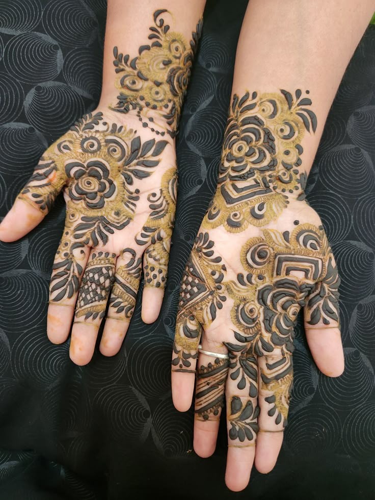 Royal Front Hand Mehndi Design
