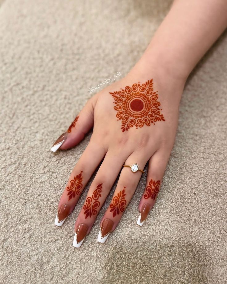 Unique Finger Mehndi Design Unique Finger Mehndi Design