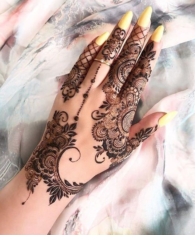 Very Easy Arabic Mehndi Design (19)