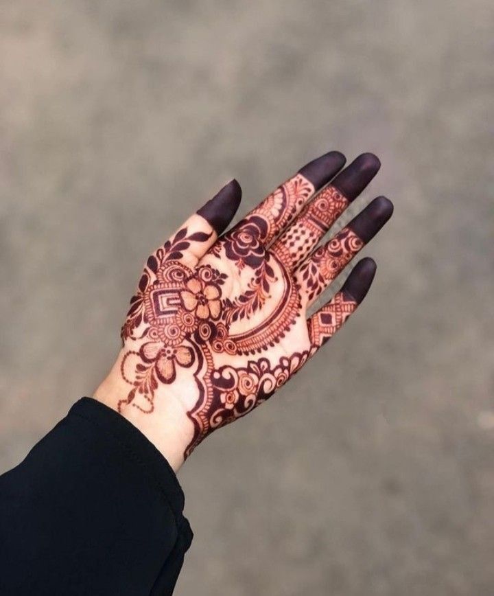 Very Easy Arabic Mehndi Design (3)