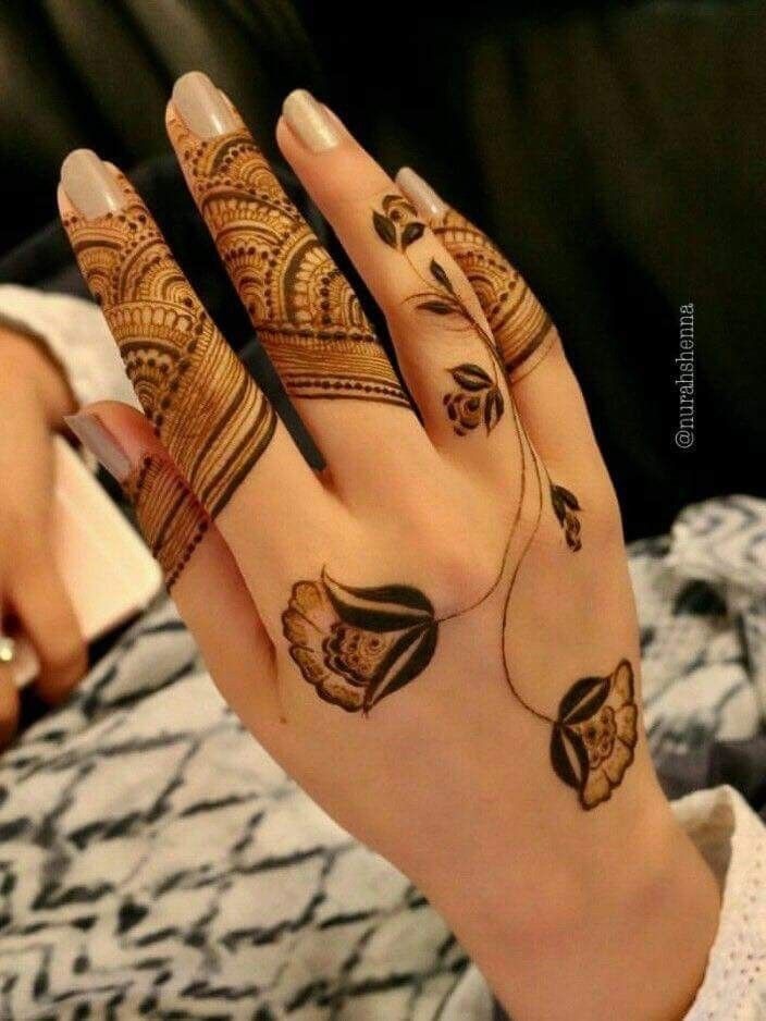 easy simple finger mehndi design easy simple finger mehndi design