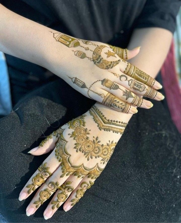 imgi 195 simple mehndi design photo back hand front and back 2