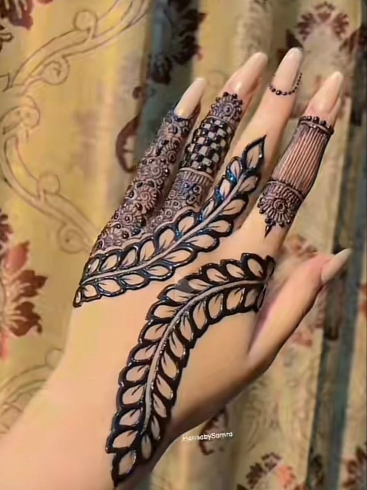 imgi 64 simple mehndi design back hand 1
