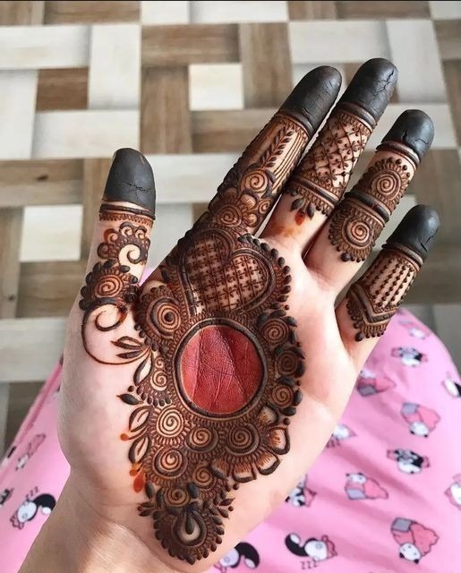 imgi 66 front hand simple mehndi design circle easy and beautiful