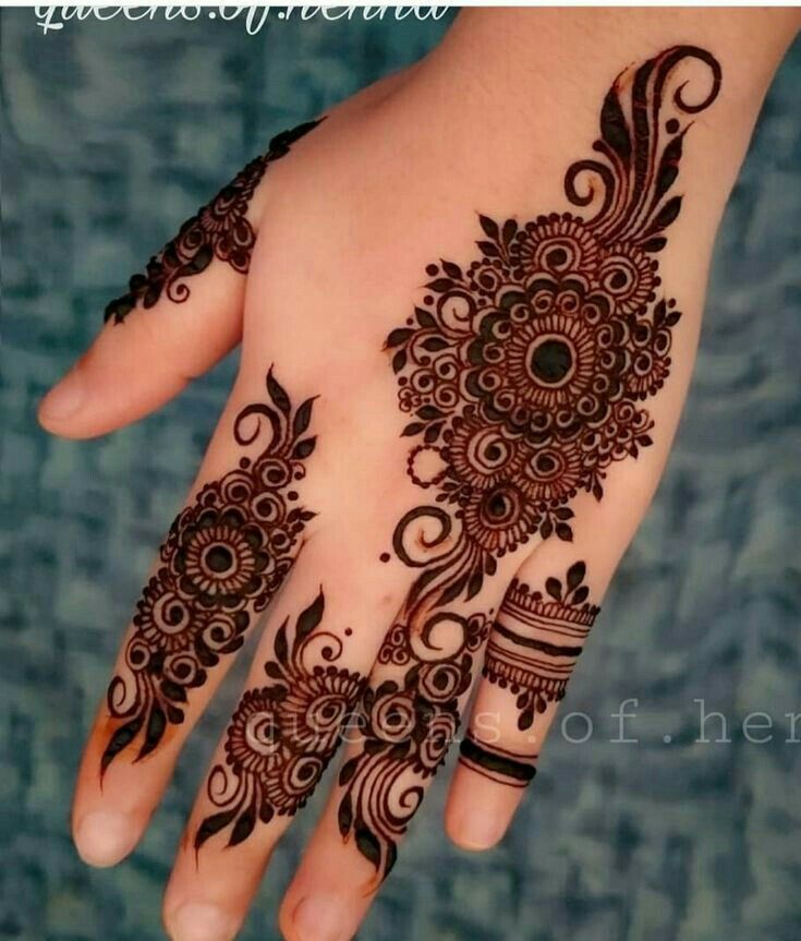 Easy Mehndi Design Beautiful (5) Easy Mehndi Design Beautiful (5)