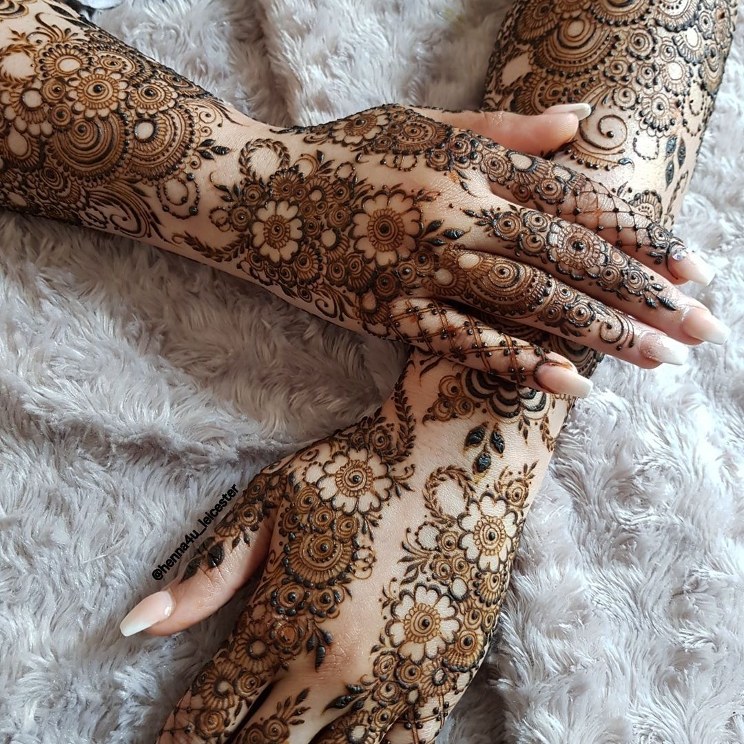 Modern Royal Hand Mahndi Design (16)
