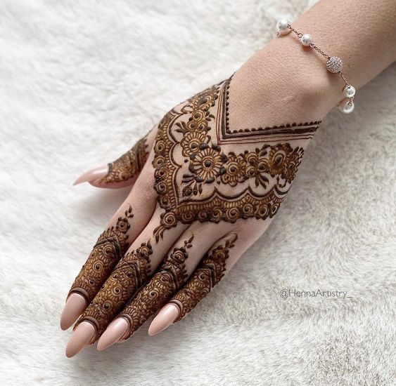 New Simple Mehndi Design (2)