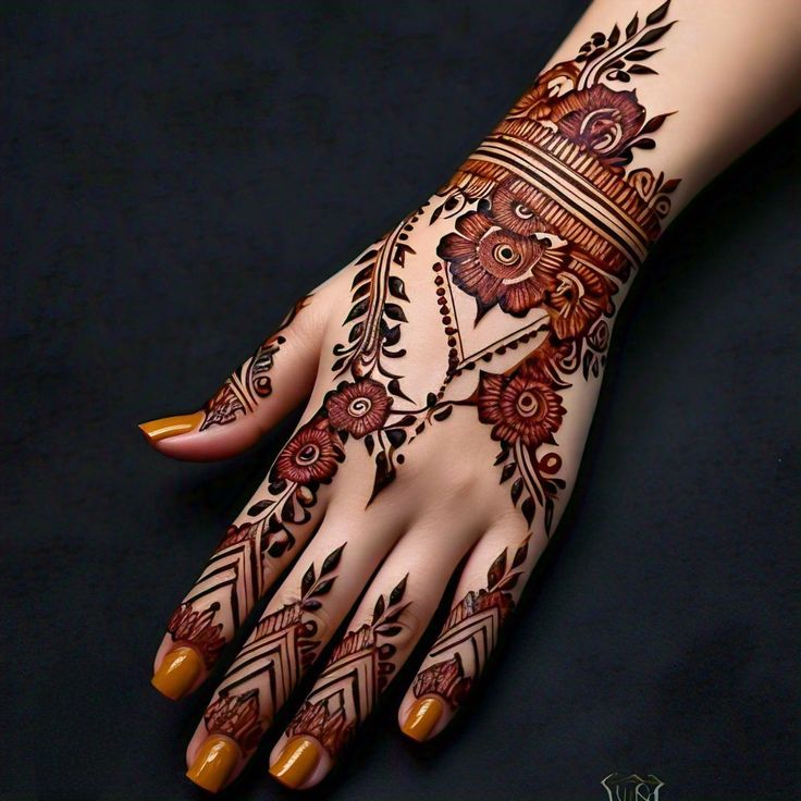 Royal Mehndi Designs Arabic Styles (43)