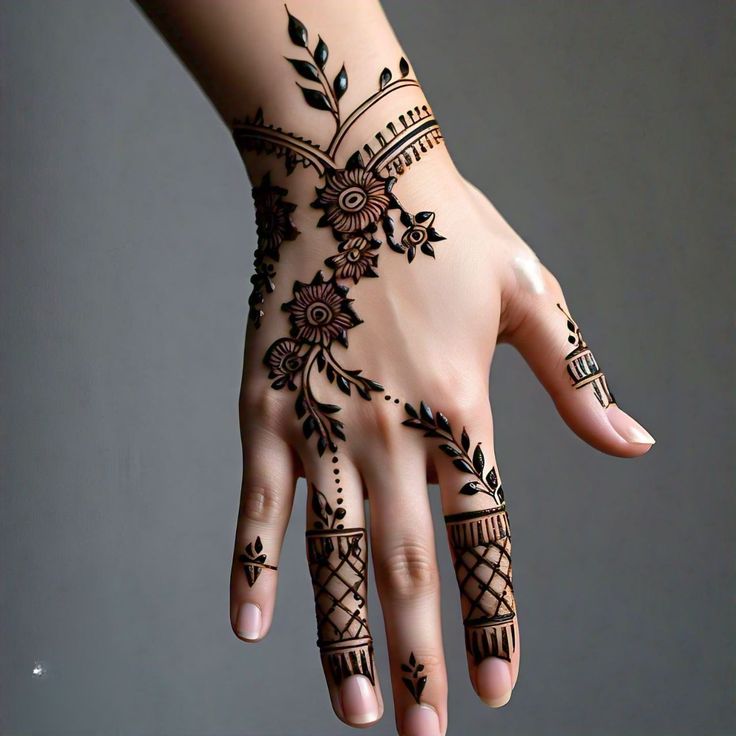 Royal Mehndi Designs Arabic Styles (50)