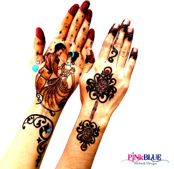 imgi 20 colored mehndi design for kids2