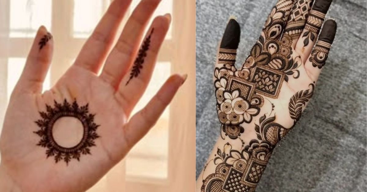 Aesthetic Mehndi Design Front Hand