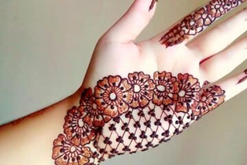 Beautiful One Side Mehndi Design